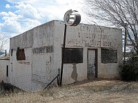 USA - Rowe NM - Abandoned E T Padilla Grocery Store & Victory Bar (23 Apr 2009)